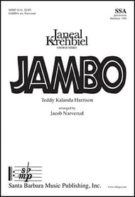 Jambo SSA choral sheet music cover Thumbnail